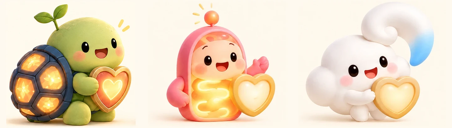 걱정스러운 3인방